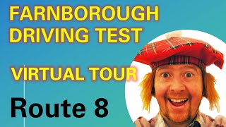 Farnborough driving test route 8 VR [upl. by Letney]