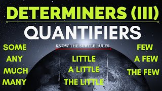 Lesson 55 DeterminersIII Quantifiers in Detail — Know The Subtle Rules [upl. by Sanferd]