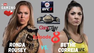 Ronda Rousey vs Bethe Correia 8  UFC 298  Gameplay rondarousey ufc ufcgameplay mma [upl. by Ibba]