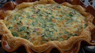 Spinach and Pancetta Quiche [upl. by Eemiaj]