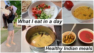 What i eat in a day to Stay Fit  My Palak Kadhi Recipe  Summer Special Indian Vegetarian Meals [upl. by Weyermann]