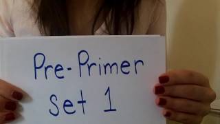 Pre Primer Sight Words Set 1 [upl. by Nevil]