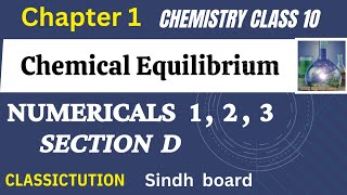 Ch 1 Numerical 1 2amp 3 section Dchemistry class 10 new book Sindh boardClassictution [upl. by Nwad722]