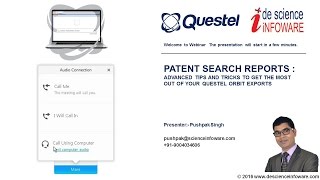 QUESTEL ORBIT  Patent Search Report  Export [upl. by Assilam748]