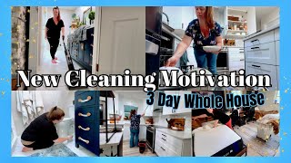 3 Day Extreme Whole House Cleaning Motivation 🧼 Clean With Me [upl. by Helyn]