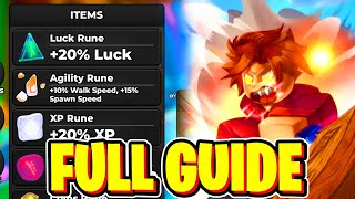 RNG ODYSSEY FULL GUIDE Codes Auras Crafting Gems Fast amp More Roblox [upl. by Atinuhs]