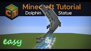 How to Build a Simple Dolphin in Minecraft [upl. by Platas]