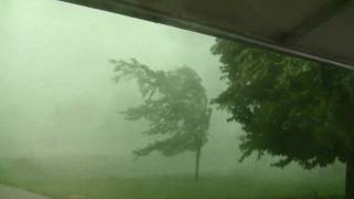 South Dakota Thunderstorm with 80mph wind gusts Nature at its worst [upl. by Ardnohs]