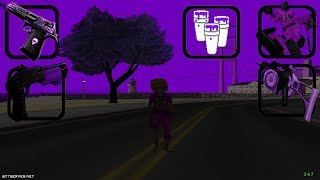 Gta anti lag roxo de 100MB para PC de 1GB de RAM moonloader e cleo  GTA SAMP [upl. by Stedman]