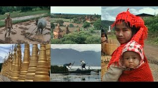 63c BIRMANIAMIANMAR  ΜΙΑΝΜΑΡ Γ Μέρος Kalaw lake Inle Pa Oh Da Nu Shan Marionettes [upl. by Legnaros]