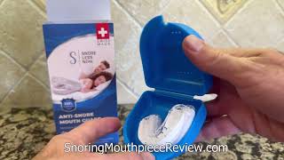 SomnofitS  AntiSnore Mouthguard Review [upl. by Zelde]