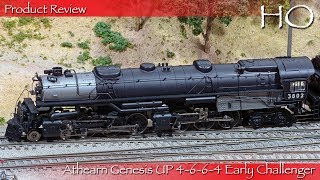 Product Review HO Athearn Genesis UP 4664 Early Challenger [upl. by Naujal619]