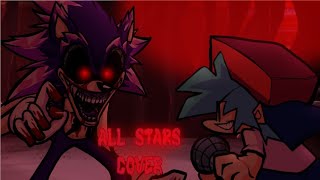 FNF VS MARIOS MADNESS V2 SONG 🎶 ALL STARS 🎶 COVER [upl. by Nevaeh]