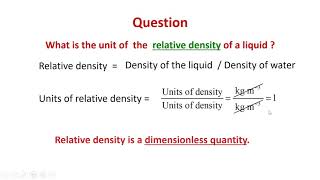 Teaching Video What is a Dimensionless Quantity [upl. by Oates]