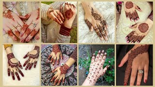 Aesthetic Simple Mehndi Design20242025fancy mehndi design back handTikki Mehndi Design 2024 [upl. by Gem914]