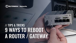 9 Ways to Reboot a Router  Gateway  Tips amp Tricks [upl. by Edivad981]