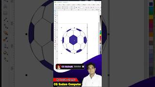 How to make football in coreldraw  football in coreldraw  make football in coreldraw [upl. by Spillihp]