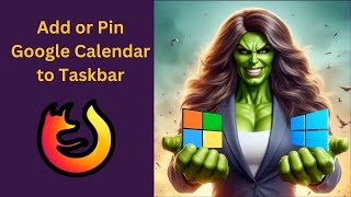 How to Add or Pin Google Calendar to Windows 11 Taskbar using Firefox  GearUpWindows Tutorial [upl. by Allimaj]