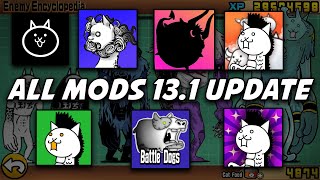 ALL PTC MODS UPDATE 131  THE BATTLE CATS [upl. by Darbee]