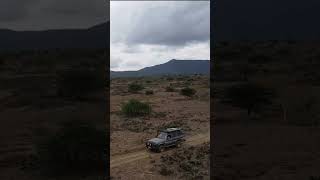 Kicking up dust and chasing horizonstembeakenya🇰🇪 overlandingafrica safarikenya 60series [upl. by Alvy783]