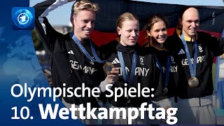 10Wettkampftag Deutsche Triathleten gewinnen Gold in MixedStaffel [upl. by Slrahc437]