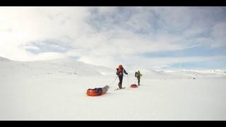 EXTREM SCHLITTENTOUR Norwegen Hardangervidda Outdoor adventure [upl. by Attennyl]