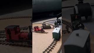 NEW Bachmann No 1 Talyllyn passes No 2 Dolgoch and No 11 Trecwn on Chwarel Berdysyn talyllyn [upl. by Danyelle]