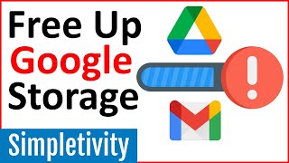 How to Free Up Space in Gmail amp Drive Google One Storage [upl. by Areip]