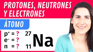 Calcular PROTONES NEUTRONES y ELECTRONES ⚛️ Número Másico y Atómico [upl. by Esenwahs811]