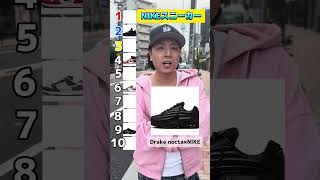 Nikeスニーカー格付けランキング🔍 クイズ ストリートファッションnike [upl. by Neeroc]