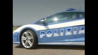 Lamborghini Gallardo LP5604 Polizia Italian Highway Police Car [upl. by Atterbury]