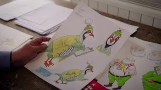 In the Studio with 2024 Christmas Window Reveal creator Chris Riddell [upl. by Westland]