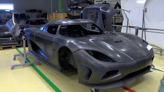 Carbon Fiber Construction  INSIDE KOENIGSEGG [upl. by Kirit207]