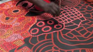 Aboriginal Artist Nellie Marks Nakamarra 1017 [upl. by Minardi]