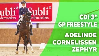 Adelinde Cornelissen  Zephyr CDI3 GP Freestyle winner [upl. by Qirat305]