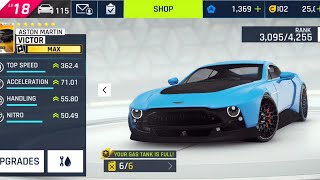 Upgrade Aston Martin Victor RIP credits  Asphalt 9 [upl. by Fretwell]