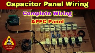 Capacitor Panel Wiring In Hindi  APFC Panel  Power Factor Controller  Electrician Ustaad [upl. by Satterfield]