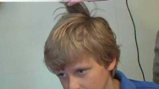 10 Yearold Getting Haircut with AirCut [upl. by Moor]