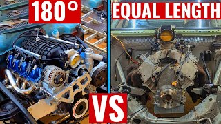 180 Degree Headers VS Equal Length Conventional Headers  On The Dyno [upl. by Aivitnahs]