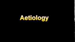 what is the definition of Aetiology Medical Dictionary Online [upl. by Cordelie]