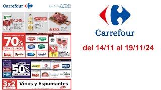 Ofertas Carrefour AR del 141024 al 191024 [upl. by Aynekat435]