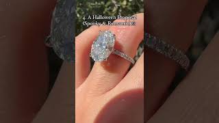 Proposal Ideas ✨💍💎 proposal diamond engagementring ovaldiamond ring [upl. by Haile]