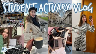 Juggling client work and exam revision as usual STUDENT ACTUARY VLOG LondonCambridge [upl. by Ellerahs922]