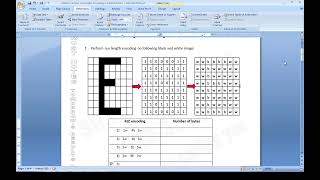 Run length encoding easy method Cambridge O Levels Computer Science 22100478 [upl. by Chretien]