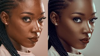 HighEnd Skin Retouching Beginner Photoshop Tutorial 10 Minutes  Frequency Separation [upl. by Entruoc693]