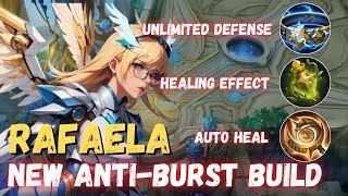 TARGET LOCK RAFAELA BUT IM IMMORTAL  RAFAELA BEST BUILD 2024  MOBILE LEGENDS [upl. by Nnaeoj]