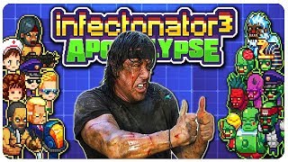 Infectonator 3  RAMBO Boss Fight  Infectonator 3 Apocalypse Gameplay 8 [upl. by Lunna]