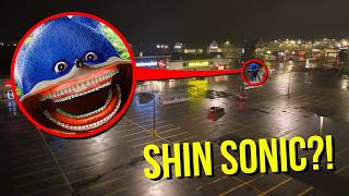 DRONE CATCHES SHIN SONIC AT ABANDONED STREET MALL RUNNING AROUND HE CAME AFTER US [upl. by Huan]