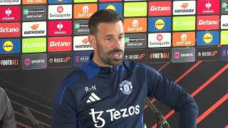 Van Nistelrooy happy to help incoming head coach Amorim｜Man United｜Onana｜Ten Hag｜Yoro｜Europa League [upl. by Nave346]