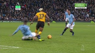 Adama Traoré vs Manchester City Away 14012019 [upl. by Llenrev]